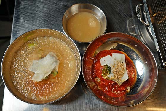 부산밀면 메뉴 사진(네이버)