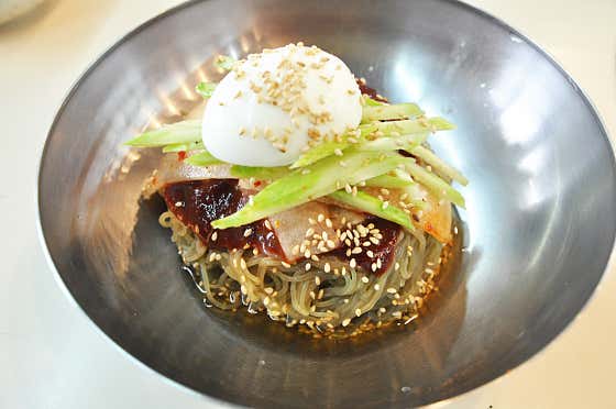 물냉면 메뉴 사진(네이버)