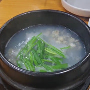 재첩 쌈 정식 메뉴 사진(네이버)