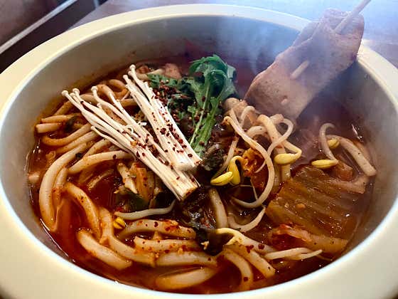 김치우동 메뉴 사진(네이버)