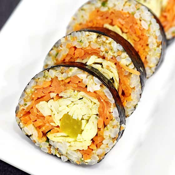 당근땡초김밥 메뉴 사진(네이버)