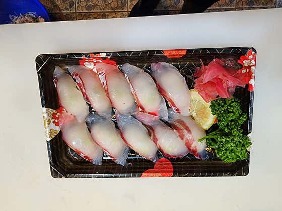 돔회초밥 메뉴 사진(네이버)