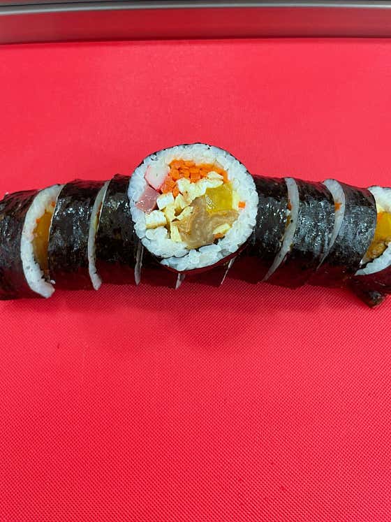 묵은지김밥 메뉴 사진(네이버)