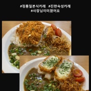 카사네카레동 / 치즈카레동 메뉴 사진(네이버)