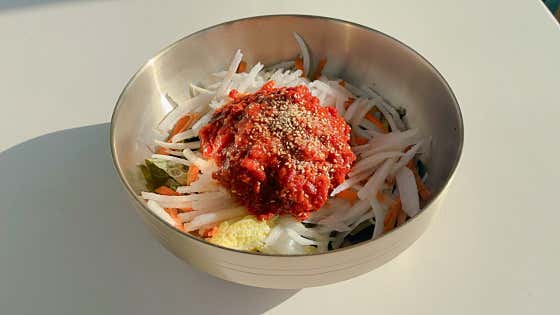 육회비빔밥 메뉴 사진(네이버)