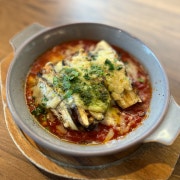 가지-토마토 그라탕 메뉴 사진(네이버)