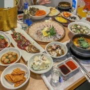 섞어회 메뉴 사진(네이버)