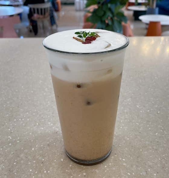 대추라떼(hot/ice) 메뉴 사진(네이버)