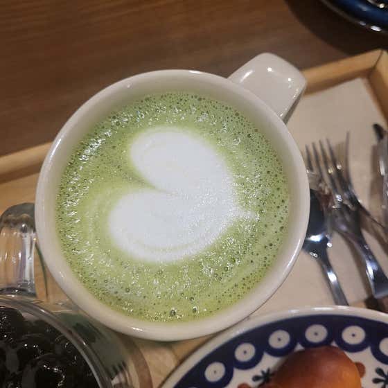 말차라떼 메뉴 사진(네이버)