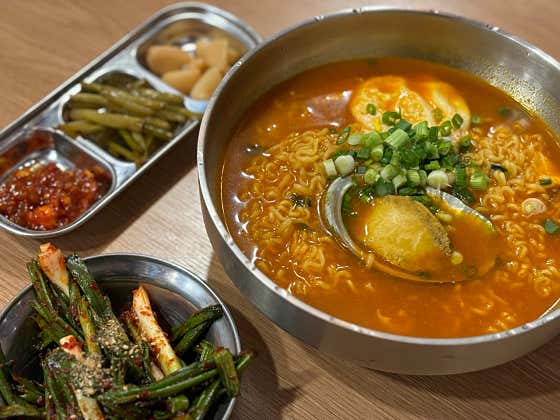 전복라면 메뉴 사진(네이버)