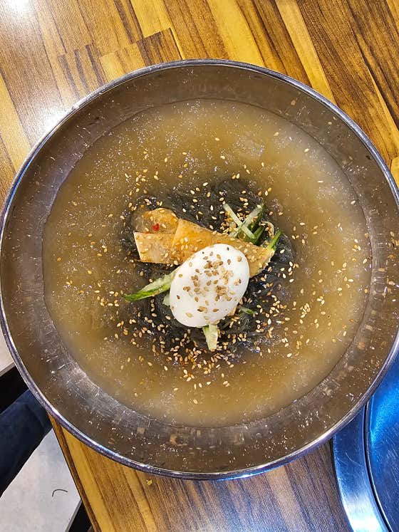 물냉면(곤드레면) 메뉴 사진(네이버)