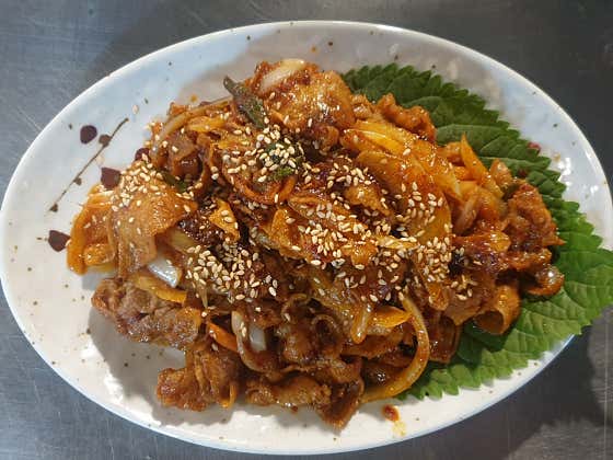 [고기듬뿍] 제육 뽀끔 메뉴 사진(네이버)