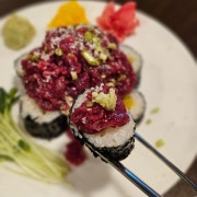 한우육회김밥 메뉴 사진(네이버)