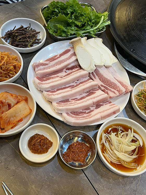 녹차 먹은 돼지 사진 2