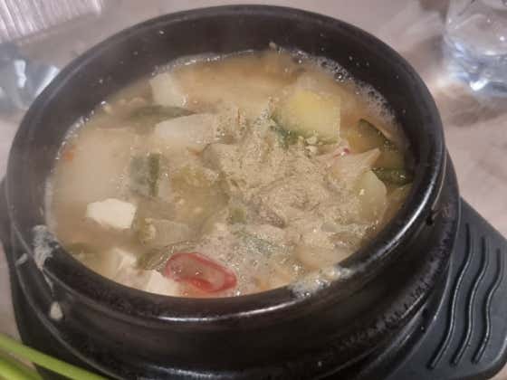 된장찌개 2인분 메뉴 사진(네이버)