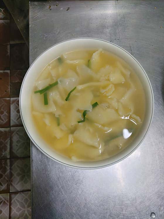 손수제비 메뉴 사진(네이버)
