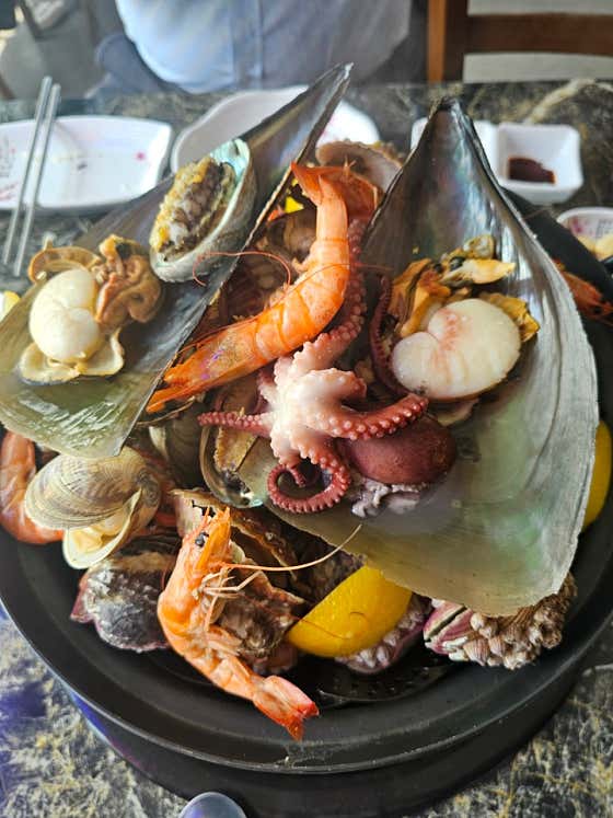 가리비모듬찜 메뉴 사진(네이버)