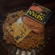 스팸불닭 메뉴 사진(네이버)
