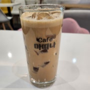 바닐라 라떼 IC 메뉴 사진(네이버)