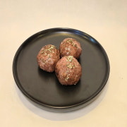 수제 한우돈 찬옥 떡갈비3p(식사용) 메뉴 사진(네이버)
