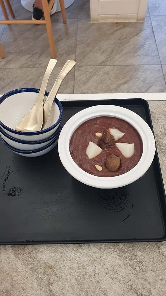 단팥죽 메뉴 사진(네이버)
