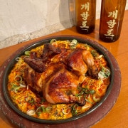 리얼 콘치즈 찹쌀통닭 메뉴 사진(네이버)