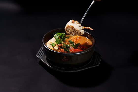 꽃게된장찌개 메뉴 사진(네이버)