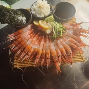 독도새우(꽃새우) 메뉴 사진(네이버)