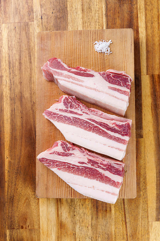 제주산 백오겹,백목살(200g) 메뉴 사진(네이버)