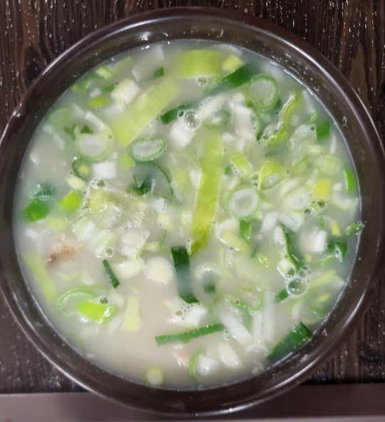 한우 곰탕 메뉴 사진(네이버)