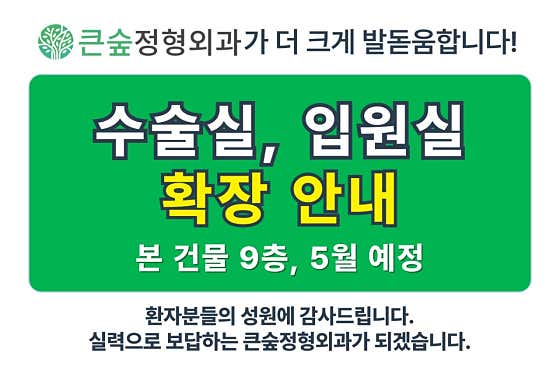 큰숲정형외과의원