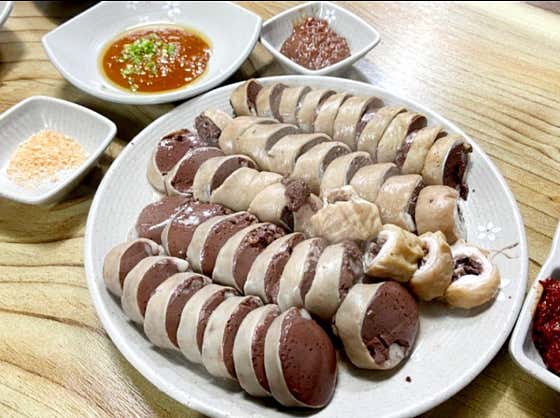 전통피순대 대 메뉴 사진(네이버)