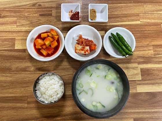 한우소머리곰탕 메뉴 사진(네이버)