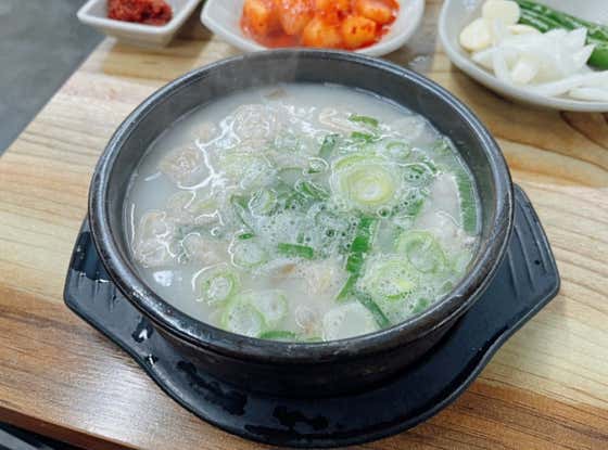 내장국밥 메뉴 사진(네이버)