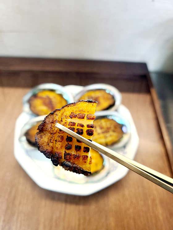 전복버터구이 메뉴 사진(네이버)