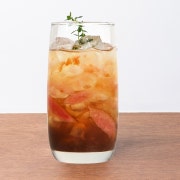 달고달디단~피치앤블랙티(아이스티) 메뉴 사진(네이버)