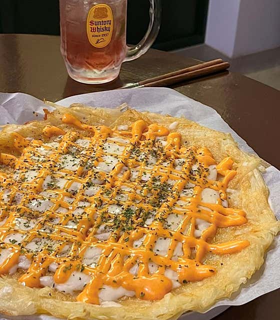 베이컨 치즈 감자전 메뉴 사진(네이버)