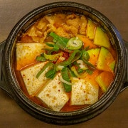 우삼겹차돌된장찌개 메뉴 사진(네이버)