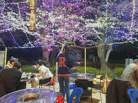 꽃길조개구이