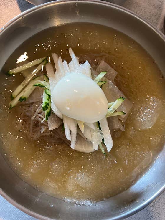 물냉면 메뉴 사진(네이버)
