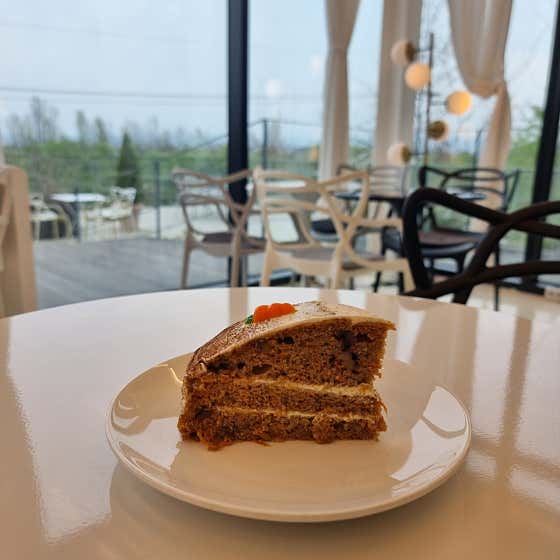 수제 당근케이크 메뉴 사진(네이버)