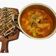 떡볶이랑치즈돈까스 메뉴 사진(네이버)