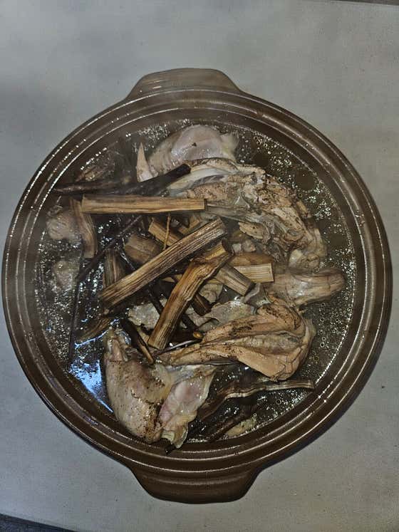 한방토종닭백숙 메뉴 사진(네이버)
