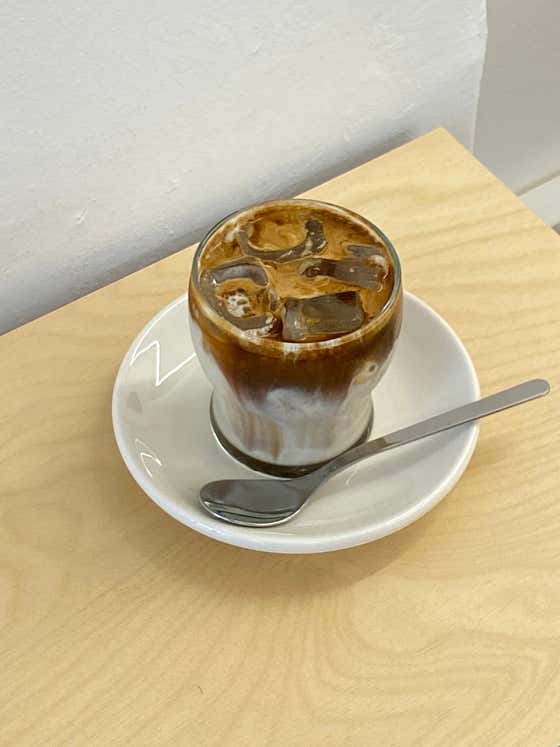 너티라떼(only ice) 메뉴 사진(네이버)