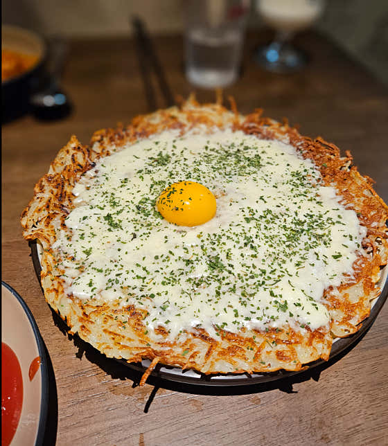 치즈감자채전 메뉴 사진(네이버)