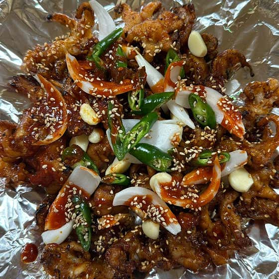 뼈없는닭발 메뉴 사진(네이버)