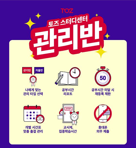 토즈스터디센터 행당 관리형독서실 대표이미지