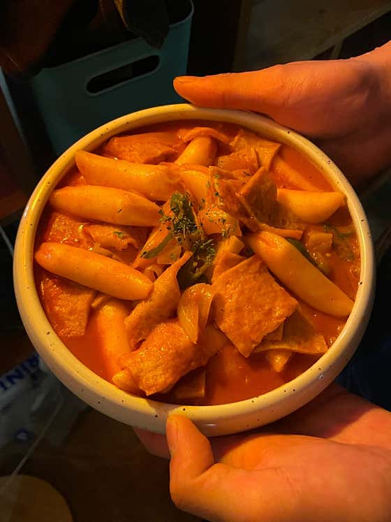 가쓰오부시떡볶이 메뉴 사진(네이버)