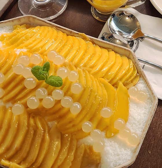 호텔생망고 우유빙수 메뉴 사진(네이버)
