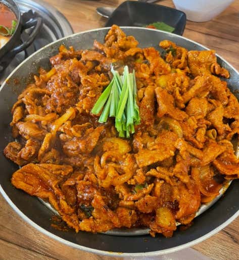 묵은지두루치기 메뉴 사진(네이버)